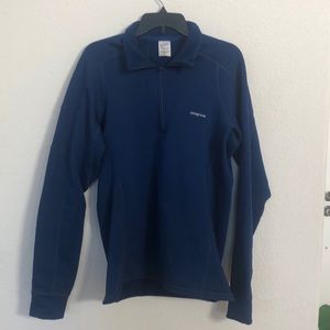 Patagonia blue 3/4 quarter zip men’s jacket size large